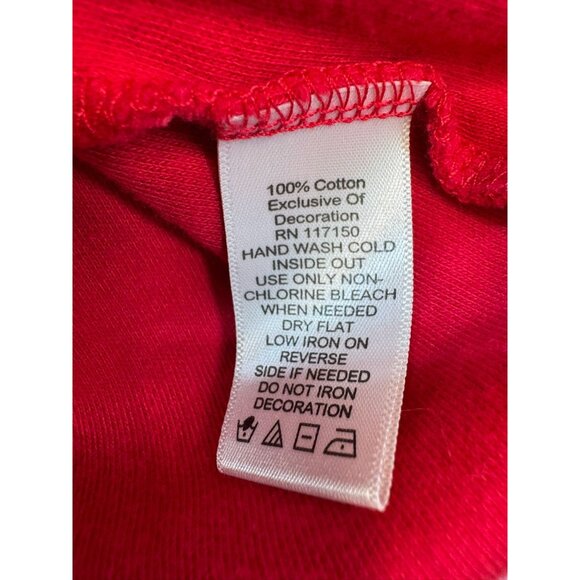 Quacker Factory Womens Embellished 3/4 Sleeve Top 2X Red Cotton - Picture 5 of 9